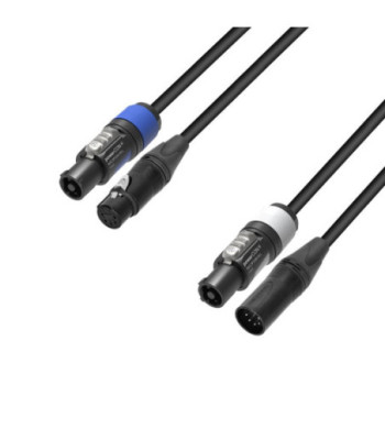 Hybrid Cable | Power & DMX | Neutrik® 5-pole XLR x powerCON® | 1.5 m