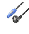Power Cable| Adam Hall® K4CPFIN x CEE 7/7 | 5 m