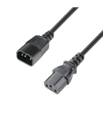 Power Cable | Adam Hall® IEC C13 x IEC C14 | 0.5 m