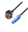 Power Cable | Adam Hall® K4CPFIN x BS1363/A | 1.5 m