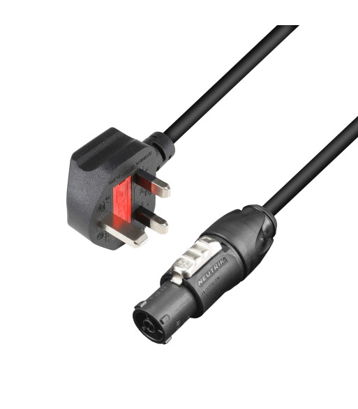 Power Cable | Neutrik TRUE1® x BS1363/A | 1.5 m Power Cable | Neutrik TRUE1® x BS1363/A | 1.5 m