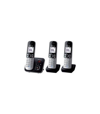 Panasonic KX-TG6823 Trådløs telefon Ingen nummervisning Sort