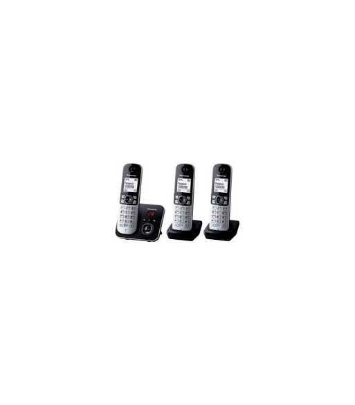 Panasonic KX-TG6823 Trådløs telefon Ingen nummervisning Sort
