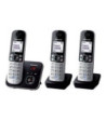 Panasonic KX-TG6823 Trådløs telefon Ingen nummervisning Sort