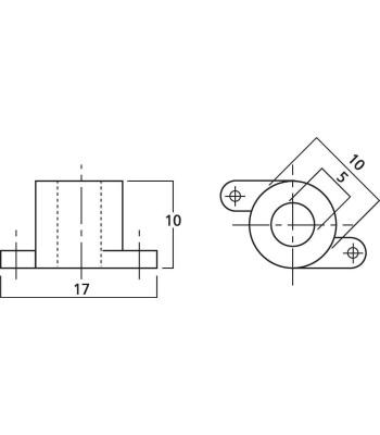 Mikrofonkapselholder - MCER-5 MONACOR