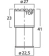 Dyn. mikrofonkapsel - MD-110 MONACOR