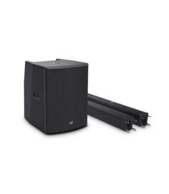 LD Systems Compact column PA system active with built-in mixer and Bluetooth black