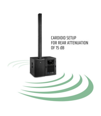 LD Systems Cardioid powered Column Loudspeaker