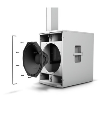 LD Systems Cardioid powered Column Loudspeaker