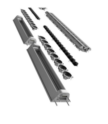 LD Systems Powered Column PA System by Porsche Design Studio in Graphite Black