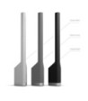 LD Systems Powered Column PA System by Porsche Design Studio in Graphite Black