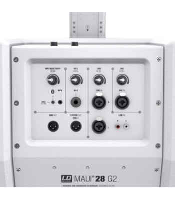LD Systems Compact column PA system active with built-in mixer and Bluetooth white