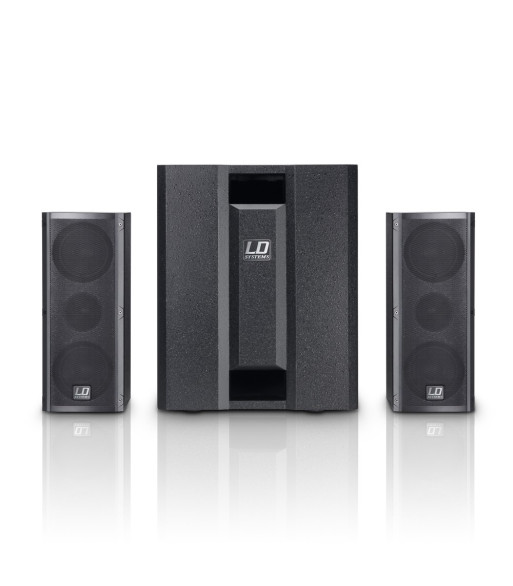 LD Systems Portable active PA system with 3-Channel mixer