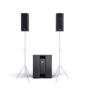 LD Systems Portable active PA system with 3-Channel mixer