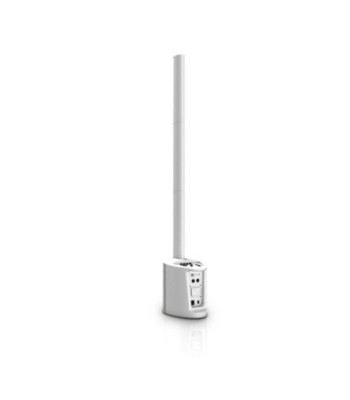 LD Systems Ultra Portable Column PA System with Mixer and Bluetooth white
