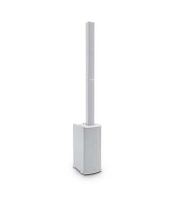 LD Systems Portable Column PA System with Mixer and Bluetooth white