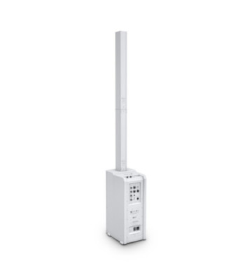 LD Systems Portable Column PA System with Mixer and Bluetooth white