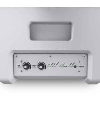 LD Systems Portable Column PA System with Mixer and Bluetooth white