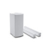 LD Systems Portable Column PA System with Mixer and Bluetooth white