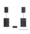 LD Systems 2 x 15" passive PA Speaker + 4 x 18" passive Subwoofer + Amping Rack
