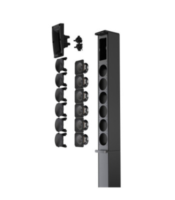 LD Systems Portable cardioid column PA system with digital mixer