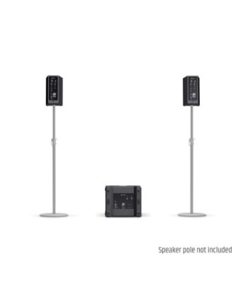 LD Systems 2 x 8" powered PA Speaker + 1 x 15" powered Subwoofer
