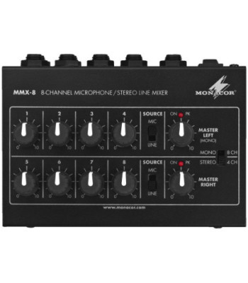 Mikrofonmixer - MMX-8 MONACOR