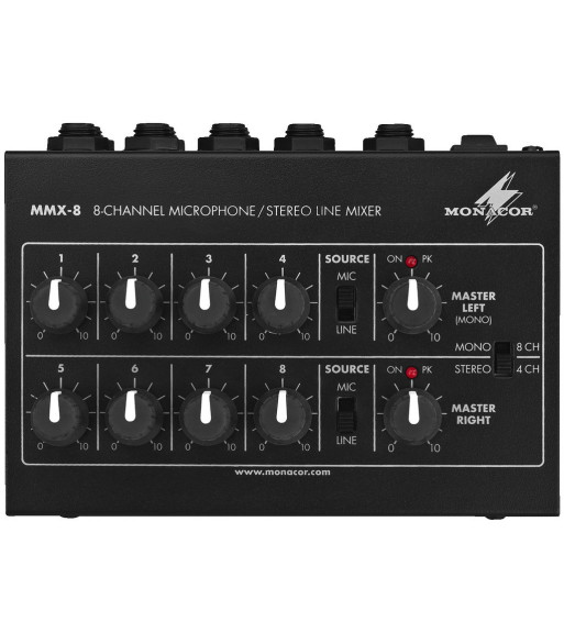 Mikrofonmixer - MMX-8 MONACOR