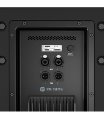 LD Systems Powered 15" Bass Reflex PA Subwoofer