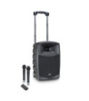 LD Systems Battery-Powered Bluetooth Speaker with Mixer and 2 Wireless Microphones