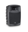 LD Systems Battery-Powered Bluetooth Speaker with Mixer and 2 Wireless Microphones