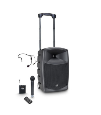 LD Systems Battery-Powered Bluetooth Speaker with Mixer