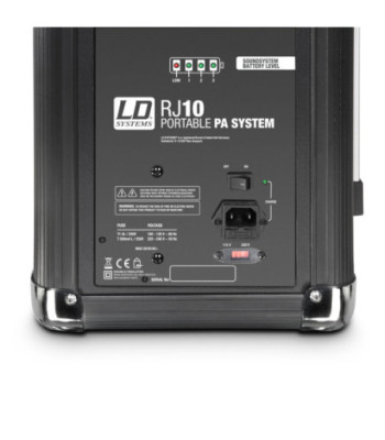 LD Systems Battery Powered Bluetooth Loudspeaker with Mixer