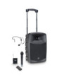 LD Systems Battery-Powered Bluetooth Speaker with Mixer and Wireless Microphone