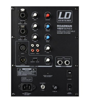 LD Systems Portable PA Loudspeaker with Handheld Microphone