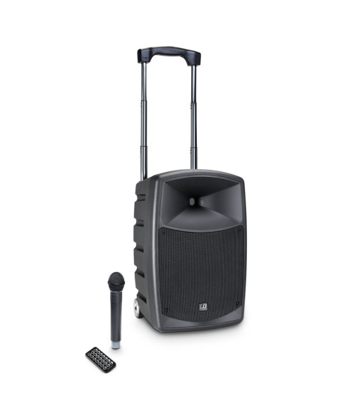LD Systems Battery Powered Bluetooth Speaker with Mixer and Wireless Microphone