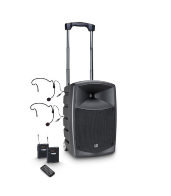 LD Systems Battery-Powered Bluetooth Speaker with Mixer