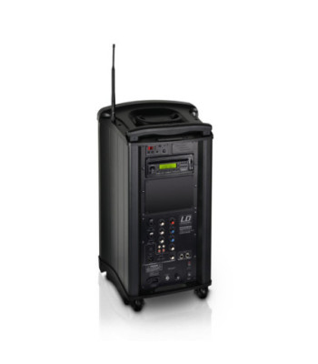 LD Systems Portable PA Loudspeaker with Handheld Microphone