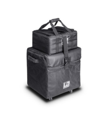 LD Systems Transport bags with wheels for DAVE 8 systems