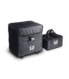 LD Systems Transport bags with wheels for DAVE 8 systems