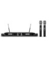LD Systems Wireless Microphone System with 2 x Condenser Handheld Microphone