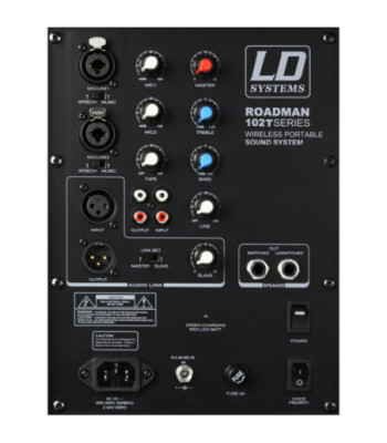 LD Systems Portable PA Loudspeaker with Headset Microphone