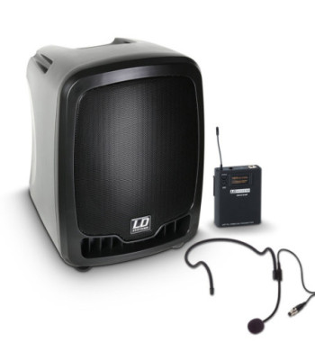 LD Systems Portable PA Loudspeaker with Headset