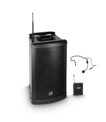 LD Systems Portable PA Loudspeaker with Headset