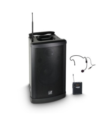 LD Systems Portable PA Loudspeaker with Headset