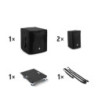 LD Systems Transport set of castor board and protective covers for DAVE 12 G4X