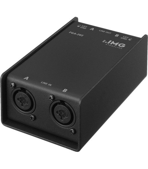 Stel skilletrafo XLR/jack - FGA-202 IMG STAGELINE Stel skilletrafo XLR/jack - FGA-202 IMG STAGELINE