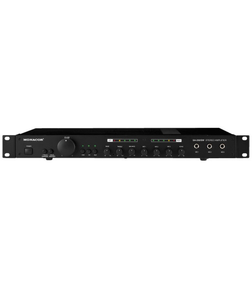 Forstærker 2x100Wmax - SA-250/SW MONACOR Forstærker 2x100Wmax - SA-250/SW MONACOR