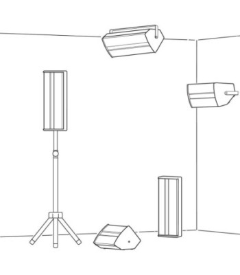 PA-højttaler - PAB-306/SW Monacor