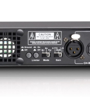 LD Systems PA Power Amplifier Class D 2 x 200 W 4 Ohms